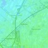 Holkerveen topographic map, elevation, terrain