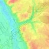 Les Trèches topographic map, elevation, terrain