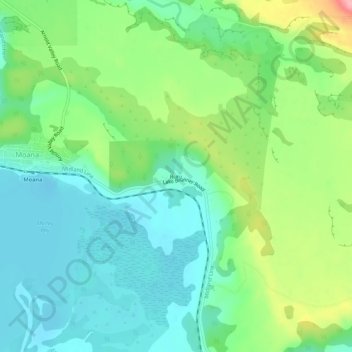 Ruru topographic map, elevation, terrain