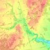Simcoe topographic map, elevation, terrain