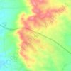 Al Muwaqqar topographic map, elevation, terrain