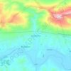 Genadendal topographic map, elevation, terrain