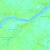Kampung Serada topographic map, elevation, terrain