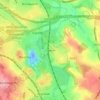 Treeton topographic map, elevation, terrain