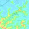 Biringan topographic map, elevation, terrain