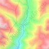 Patacancha topographic map, elevation, terrain
