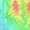 Rownhams topographic map, elevation, terrain