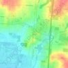 Blue Ball topographic map, elevation, terrain