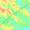 Ashland topographic map, elevation, terrain