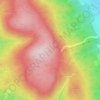 Orel topographic map, elevation, terrain