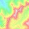 Jabal Gumbiri topographic map, elevation, terrain