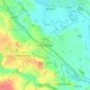 Cross Houses topographic map, elevation, terrain