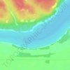 Codette Lake topographic map, elevation, terrain
