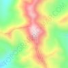 Mount Burwell topographic map, elevation, terrain