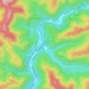 Jordan Creek topographic map, elevation, terrain