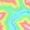 Khyber topographic map, elevation, terrain
