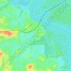 Japoma topographic map, elevation, terrain