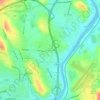 Cook's Corner topographic map, elevation, terrain