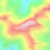 Scotchman Peak topographic map, elevation, terrain