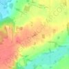 Hathøj topographic map, elevation, terrain