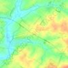 Cedars topographic map, elevation, terrain