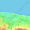 Beeston Bump topographic map, elevation, terrain