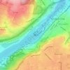 Willamette Falls topographic map, elevation, terrain