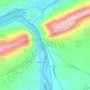 Weiders Crossing topographic map, elevation, terrain