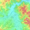 Teslić topographic map, elevation, terrain