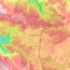 Placilla de Peñuelas topographic map, elevation, terrain