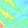 San Roque topographic map, elevation, terrain