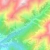 Khalde topographic map, elevation, terrain