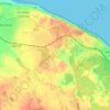 Skibstrup topographic map, elevation, terrain
