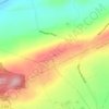 Welsh Mountain topographic map, elevation, terrain