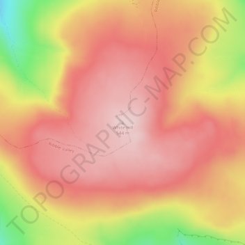 White Hill topographic map, elevation, terrain