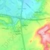 Badbury topographic map, elevation, terrain