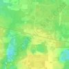 Wellborn topographic map, elevation, terrain