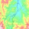 Santa Fe topographic map, elevation, terrain