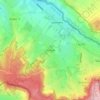 Holset topographic map, elevation, terrain