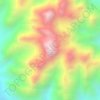 Gabal Elba topographic map, elevation, terrain
