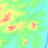Guelele topographic map, elevation, terrain