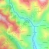 Kumali topographic map, elevation, terrain