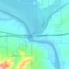 Topock topographic map, elevation, terrain