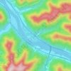 Alloy topographic map, elevation, terrain