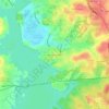 Clemson Heights topographic map, elevation, terrain