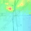 Rosamond topographic map, elevation, terrain