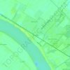 Geismar topographic map, elevation, terrain