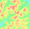 Lambert topographic map, elevation, terrain