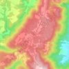 Droop topographic map, elevation, terrain
