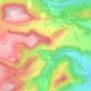 Roussat topographic map, elevation, terrain